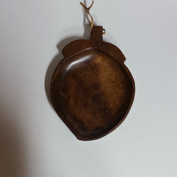 Vintage 60s Wooden Wall Hanging or Nut Tray - Picture 4 of 7